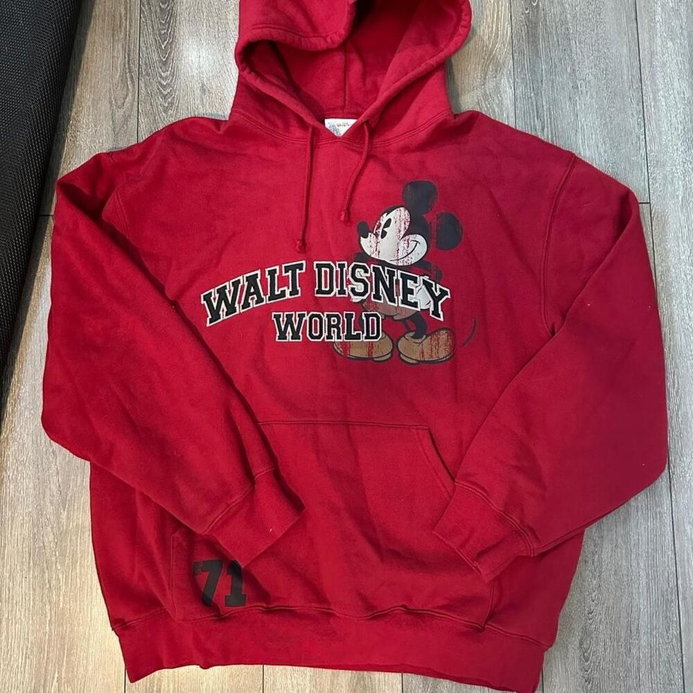Disney Women's Red Hoodie
